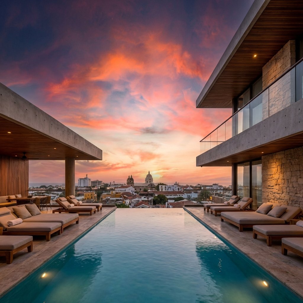 Luxury Infinity Pool Cartagena
